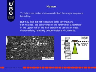 HawarHawar
To date most authors have overlooked this major sequence
boundary.
But they also did not recognize other key ma...