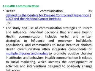 Stratigies - Health promotion and disease prevention.pptx