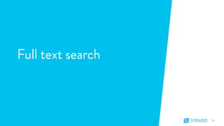 Full text search 
24" 
 