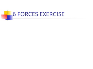 6 FORCES EXERCISE
 