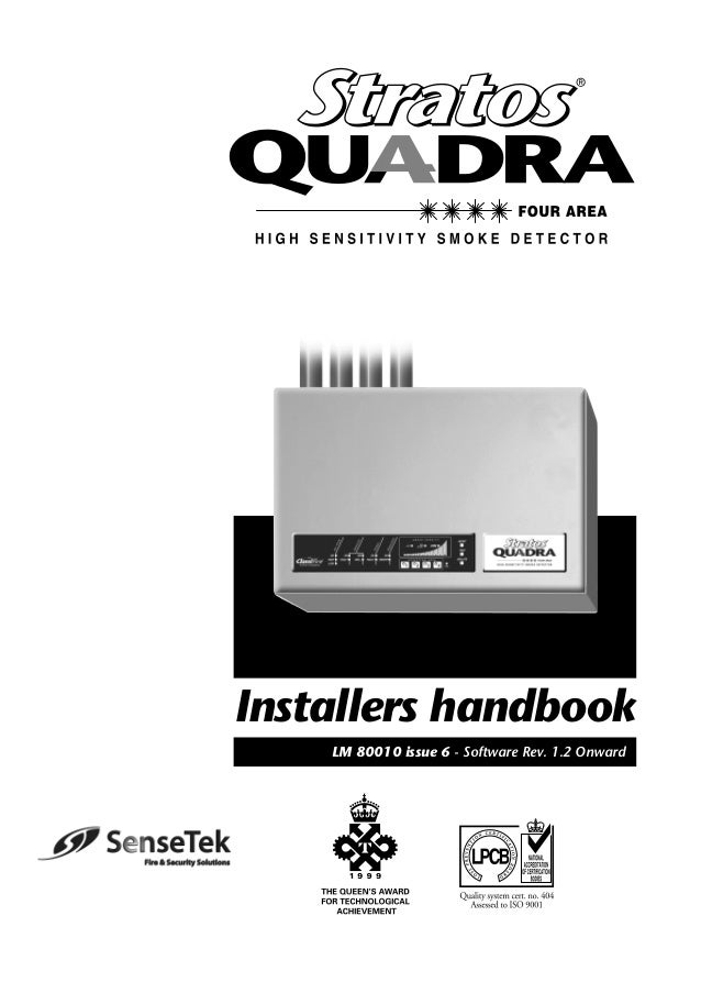 Stratos quadra installers handbook sensetek nl