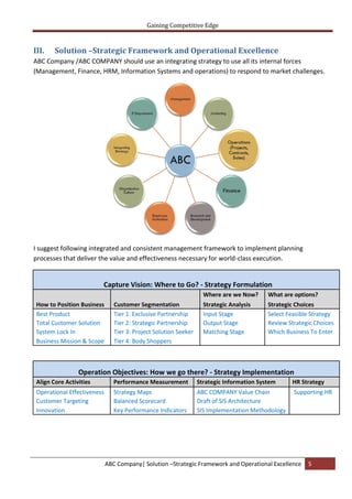 Strategy Focused Organization - ABC Company 06052010 | PDF