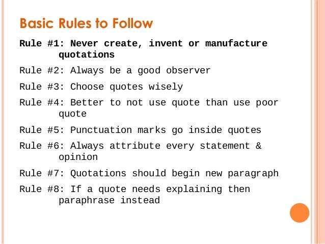 quote punctuation