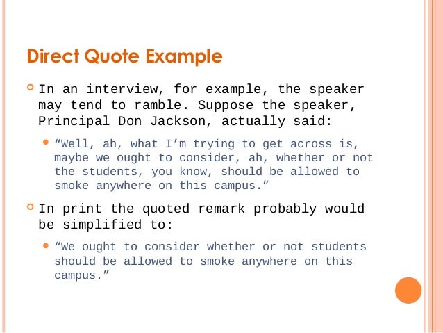 quotations and attributions 2011 direct quote