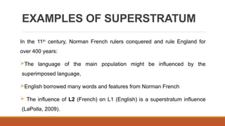 Superimposed Ruler STRATUM THEORY (LINGUISTICS) OF GRAZIADIA ISAIA ASCOLI - RUKUNDO ...