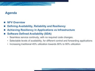 Stratus Fault-Tolerant Cloud Infrastructure Software for NFV using ...