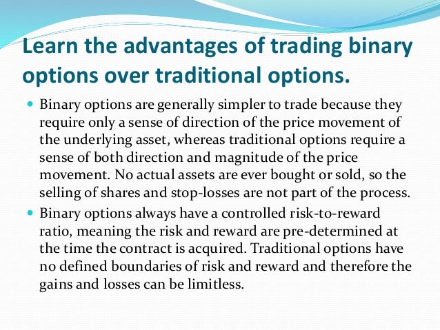 Binary options risk reward ratio
