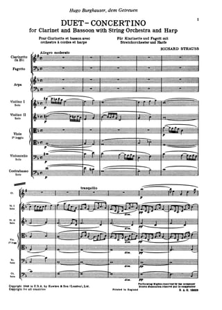  Strauss --duet_concertino__orch._score_