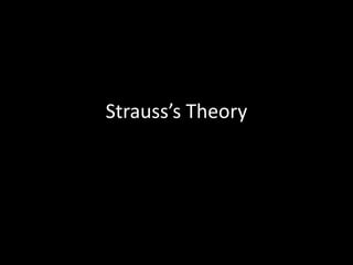 Strauss’s Theory
 