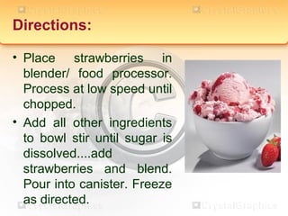 Strawberry ice cream | POT