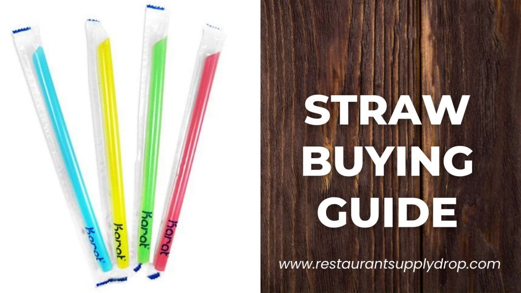 Straw Buying Guide PPT