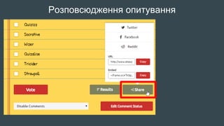 Розповсюдження опитування
 