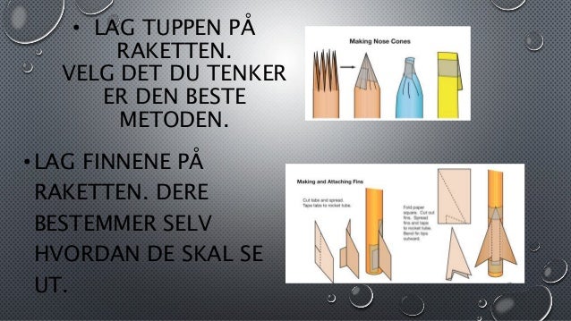 Straw rocket - rakett av sugerør