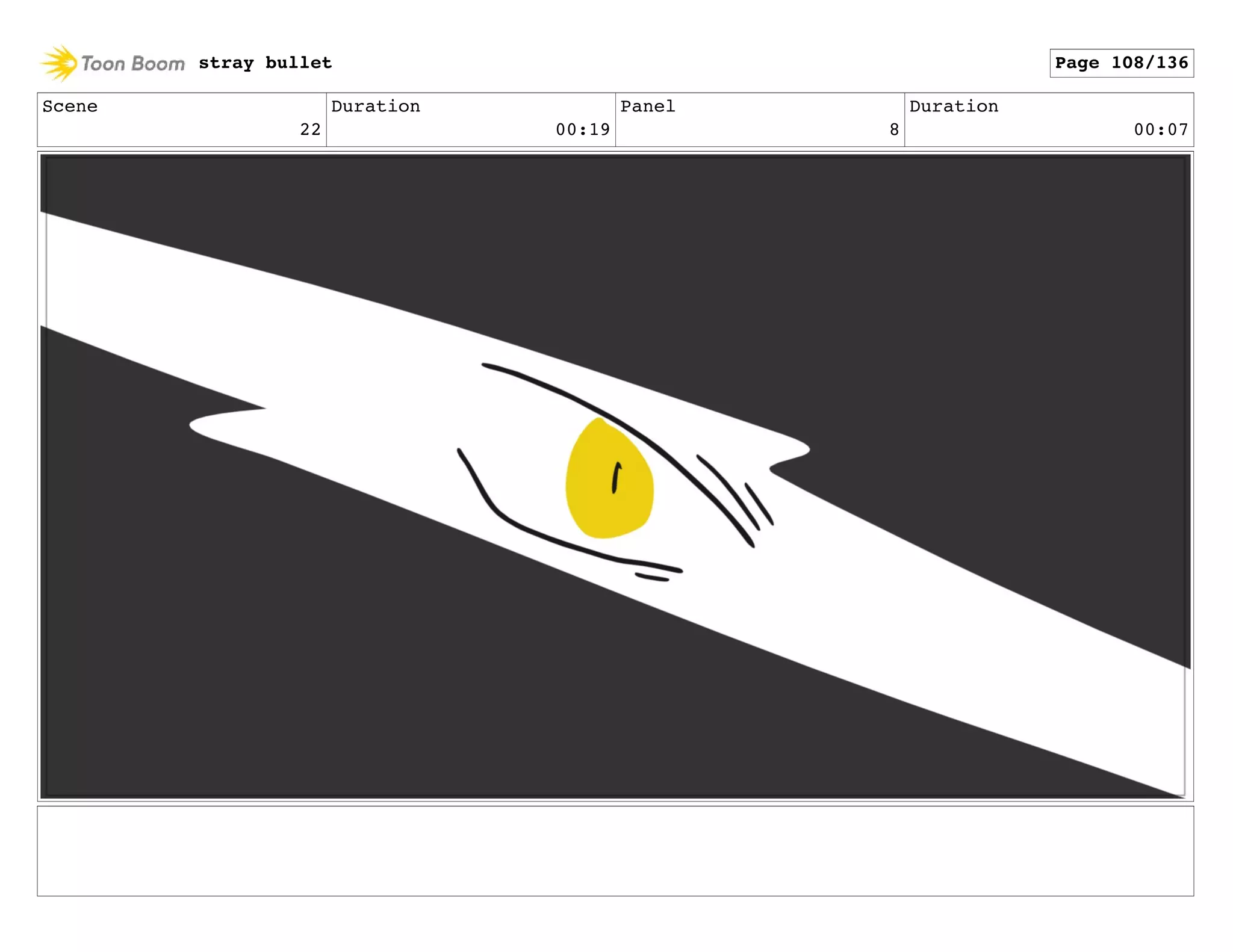Scene
22
Duration
00:19
Panel
8
Duration
00:07
stray bullet Page 108/136
 