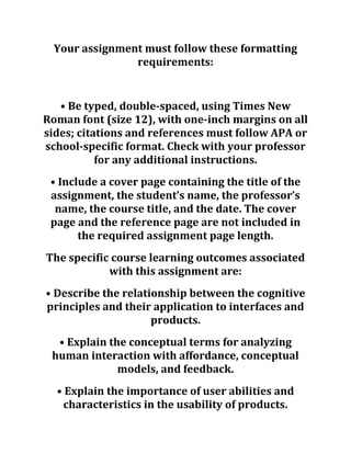 Strayer cis 375 week 2 assignment 1 multi | PDF