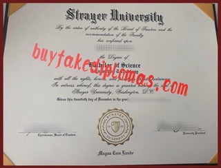 Strayer University Degree form buyfakediplomas.com