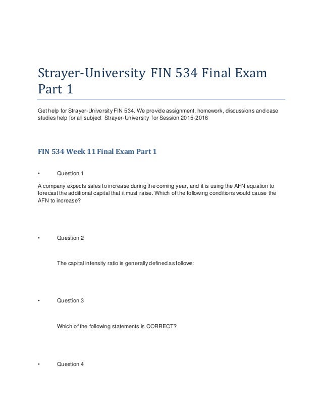fin 534 chapter 12 answers Sebastien ndikum fin534 home work 12 1 which of the following statements is correct a perhaps the most important step when developing forecasted financial. fin 534 chapter 12 answers Sebastien ndikum fin534 home work 12 1 which of the following statements is correct a perhaps the most important step when developing forecasted financial.