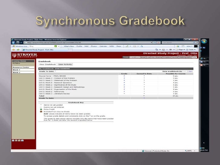 Strayer University Online Tutorial