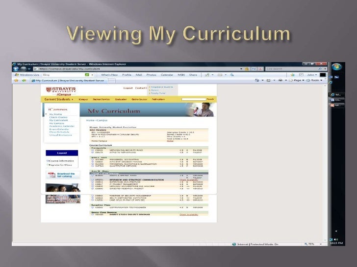 Strayer University Online Tutorial
