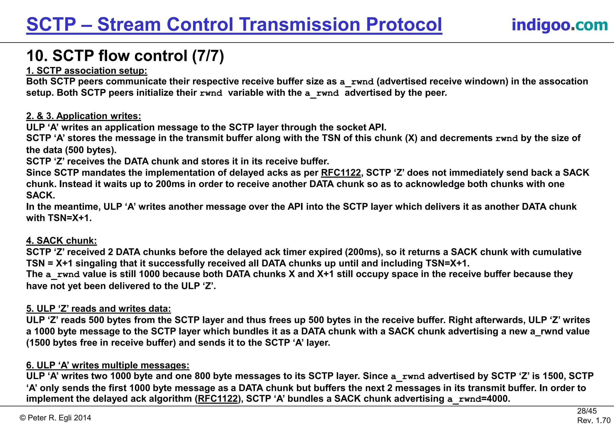 Overview of SCTP (Stream Control Transmission Protocol) | PDF