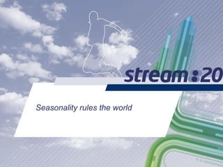 Seasonality rules the world
 