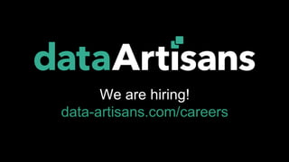 We are hiring!
data-artisans.com/careers
 