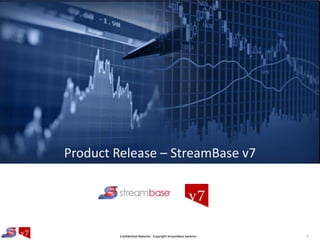 Product Release – StreamBase v7 