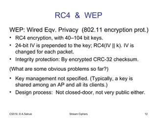 Stream ciphers presentation | PPT