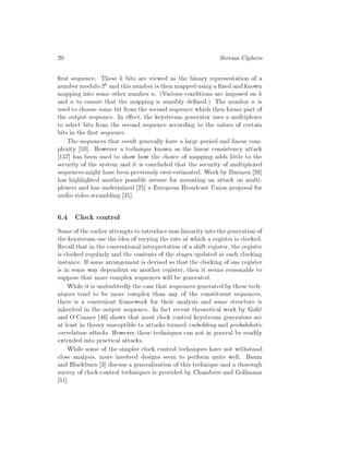 Stream ciphers | PDF