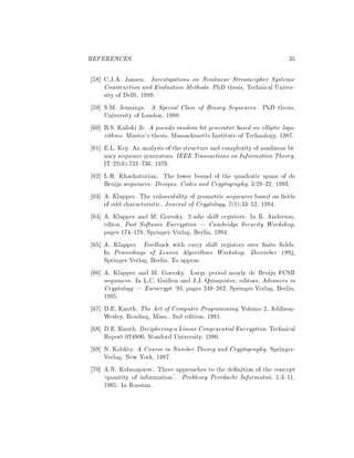 Stream ciphers | PDF