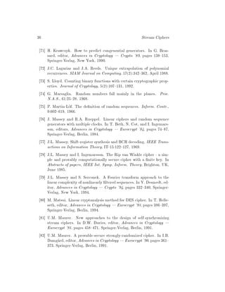 Stream ciphers | PDF