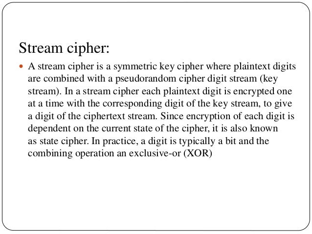 vernam cipher