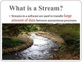 What is a Stream?
