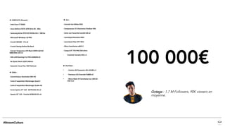 ► CONFIG PC (Stream) :
- Intel Core i7 7820X
- Asus Geforce FGTX 1070 Strix OC - 8Go
- Samsung Series 970 EVO NVMe M.2 - 500 Go
- Microsoft Windows 10 PRO
- Crucial MX500 - 1To x2
- Fractal Desing Define R6 Black
- Corsair Vengeance LPX Black DDR4 2x8 GO
3000 MHz CAS 15
- MSI x299 Gaming Pro PRO CARBON AC
- Be Quiet Silent LOOP 240mm
- Seasonic Focus Plus 750 Platinum
► Vidéo :
- Convertisseur Decimator MD-HX
- Carte d'acquisition Blackmagic Quad 2
- Carte d'acquisition Blackmagic Studio 4K
- Ecran iiyama 27" LED - B2791HSU-B1 x2
- iiyama 24" LED - ProLite B2482HD-B1 x3
100 000€
► Son :
- Console Son Midas M32
- Compresseur TC Electronics Finalizer 96k
- Carte son Focusrite Scarlett 6i6 x2
- Launchpad Novation MK2
- Launchpad Akai APC Mini
- Micro Sennheiser e845-S
- Casque DT 770-PRO 250 ohms
- Enceinte Yamaha HS5 x 2
► PLATEAU :
• - Caméra 4K Panasonic AG-UX180 x 3
• - Panneau LED Cineroid FL800S x5
• - Micro Main HF Sennheiser ew 100 G4-
935-S x2
Gotaga : 1,7 M Followers, 90K viewers en
moyenne.
 