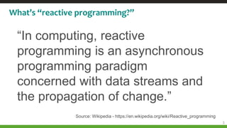 My first reactive programming - To deliver a deathblow “Shoryuken” with ...