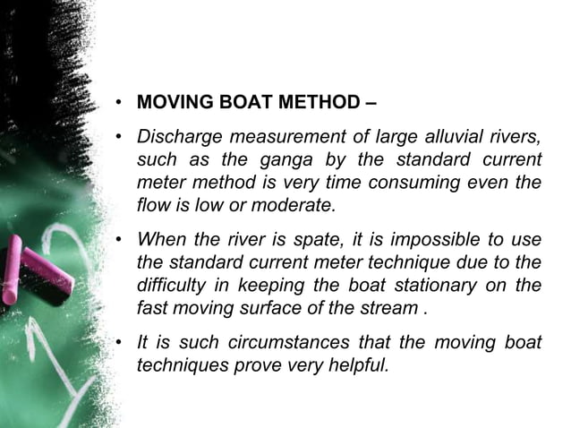 Stream flow measurement | PPTX