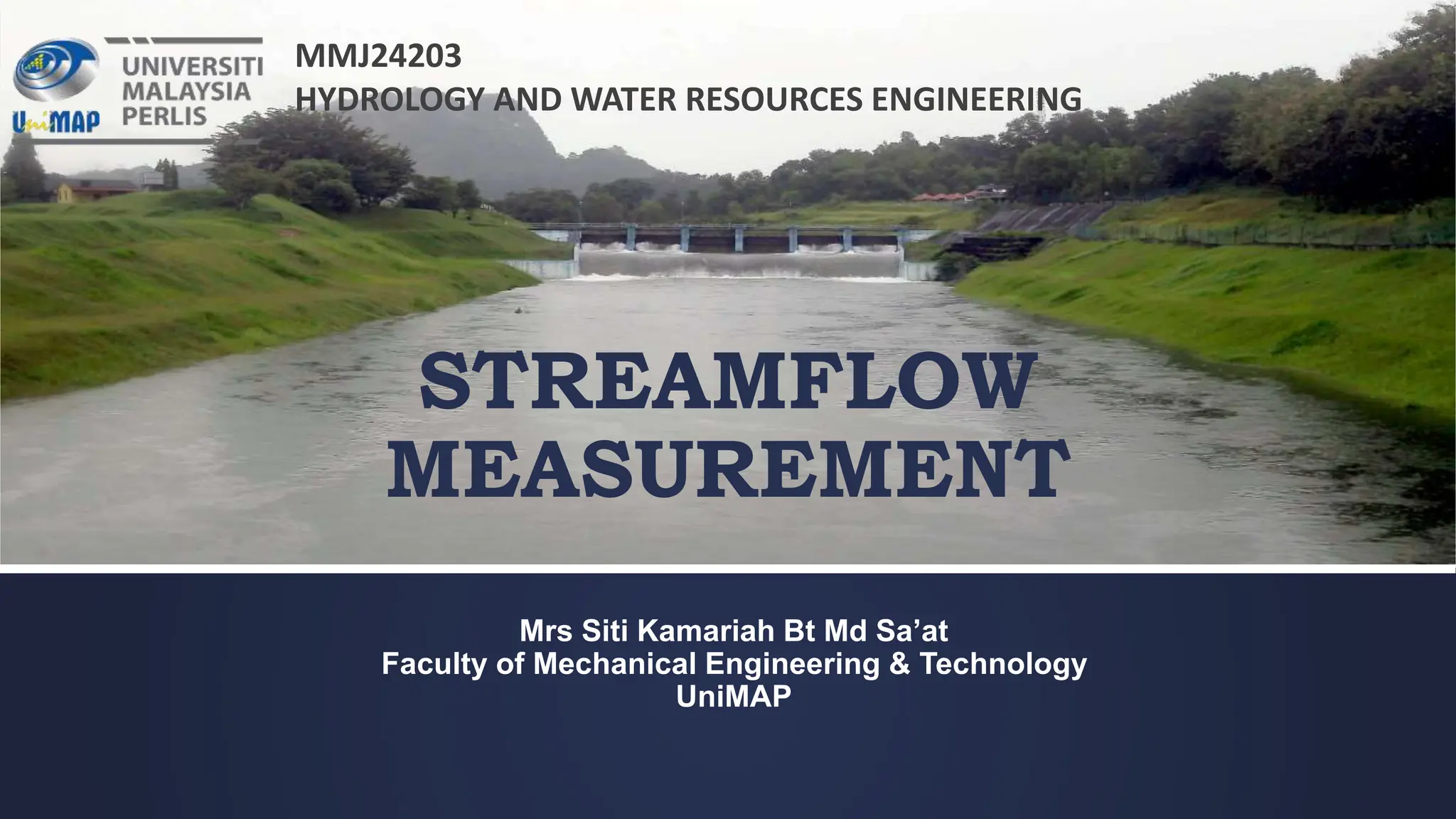 STREAMFLOW MEASUREMENT IN HYDROLOGY.pptx