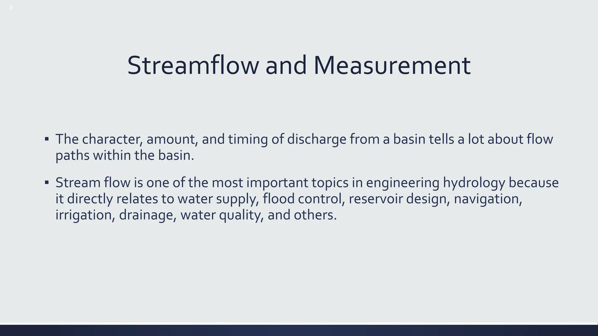 STREAMFLOW MEASUREMENT IN HYDROLOGY.pptx