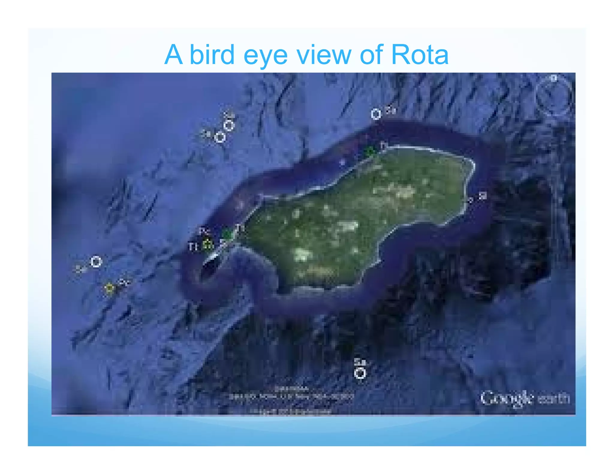 A bird eye view of Rota
 