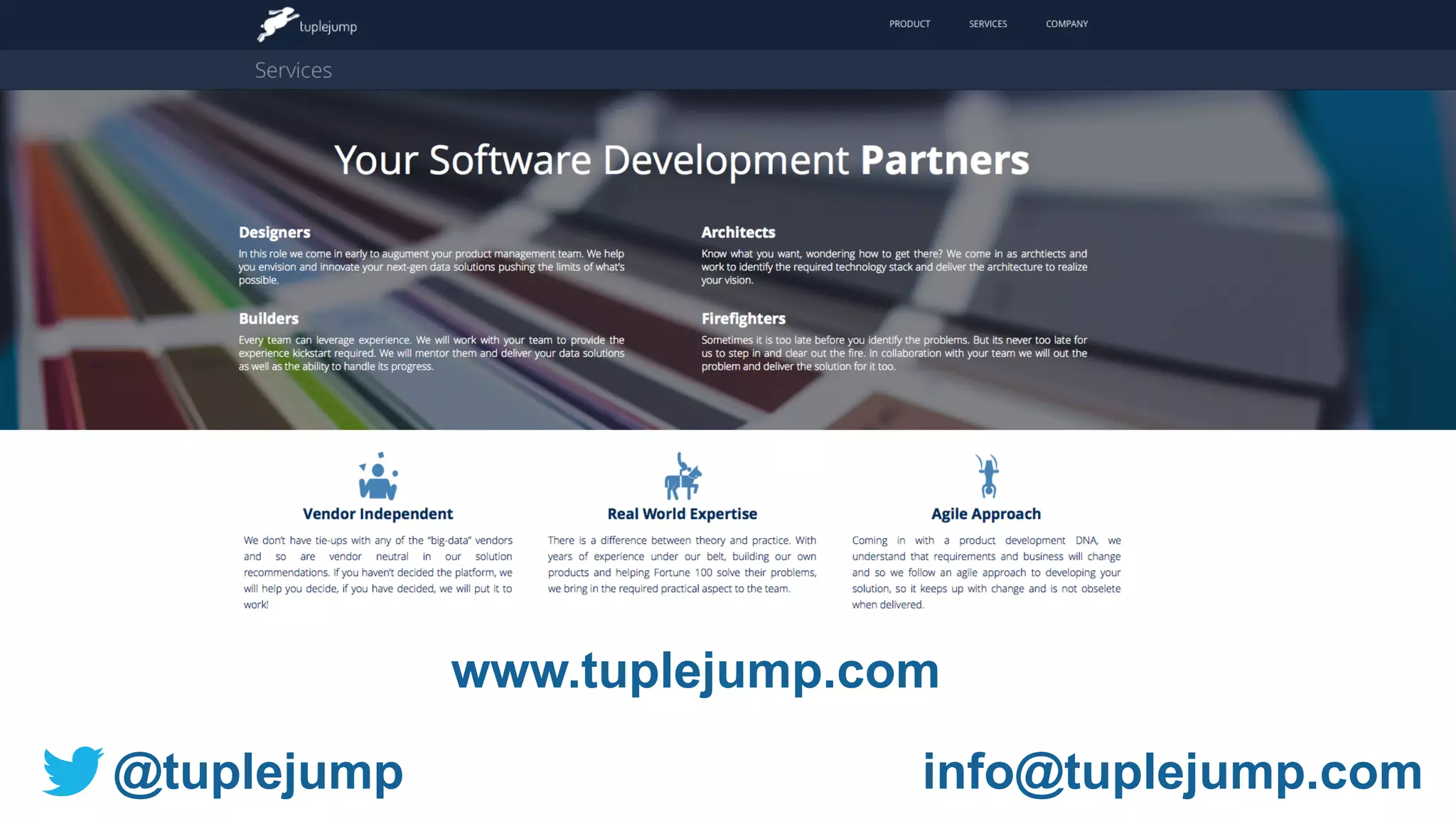 82
www.tuplejump.com
info@tuplejump.com@tuplejump
 