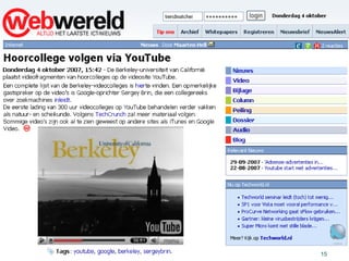 Berkeley University op Youtube 