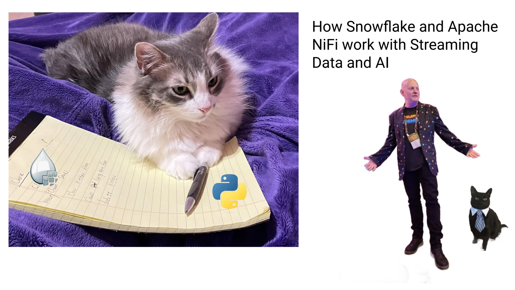 How Snowﬂake and Apache
NiFi work with Streaming
Data and AI
 