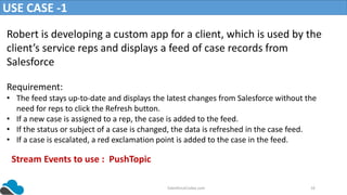 Salesforce Streaming event - PushTopic and Generic Events | PPTX