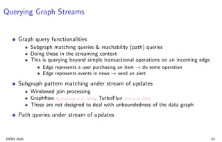 Streaming Graph Processing and Analytics | PDF