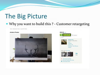 The Big PictureWhy you want to build this ? - Customer retargeting 