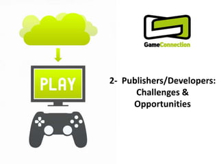 2- Publishers/Developers:
Challenges &
Opportunities
 