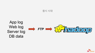 App log
Web log
Server log
DB data
원시 시대
FTP
 