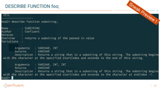 21
DESCRIBE FUNCTION foo;
 