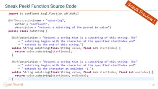22
Sneak Peek! Function Source Code
 