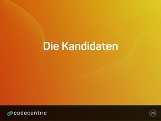 Die Kandidaten
23
 